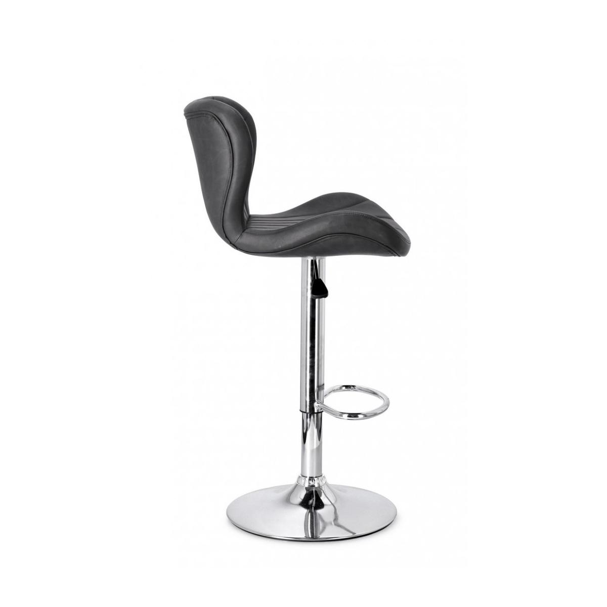 Sgabello Bar Lexington Grigio Scuro | Bizzotto