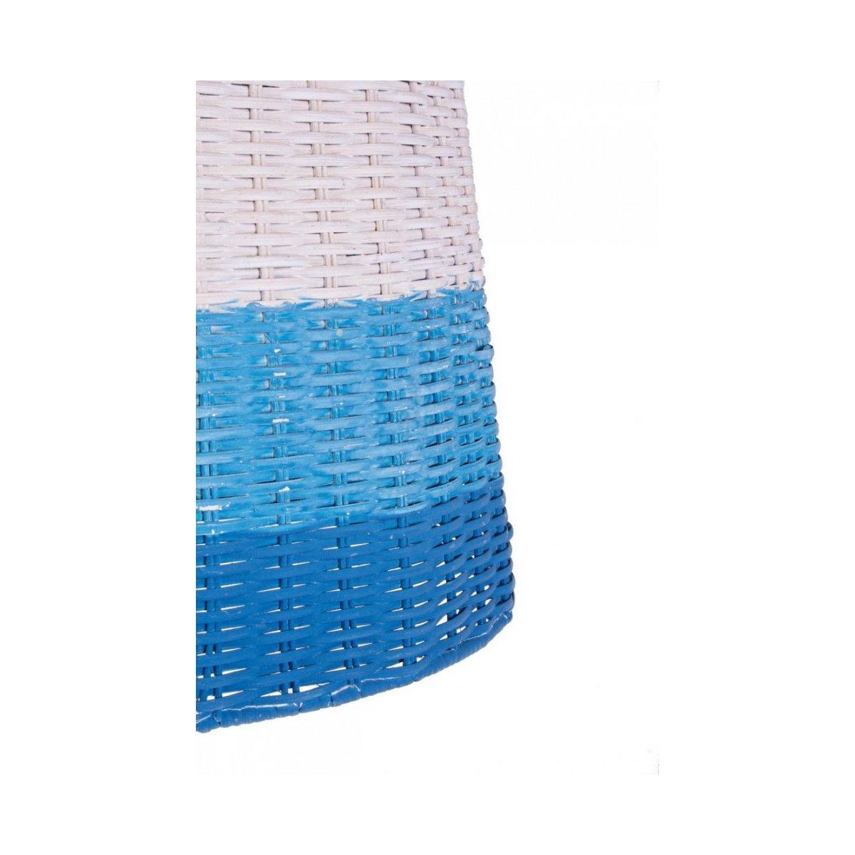 Lampadario Sky Rattan Blu-Azzurro | Bizzotto