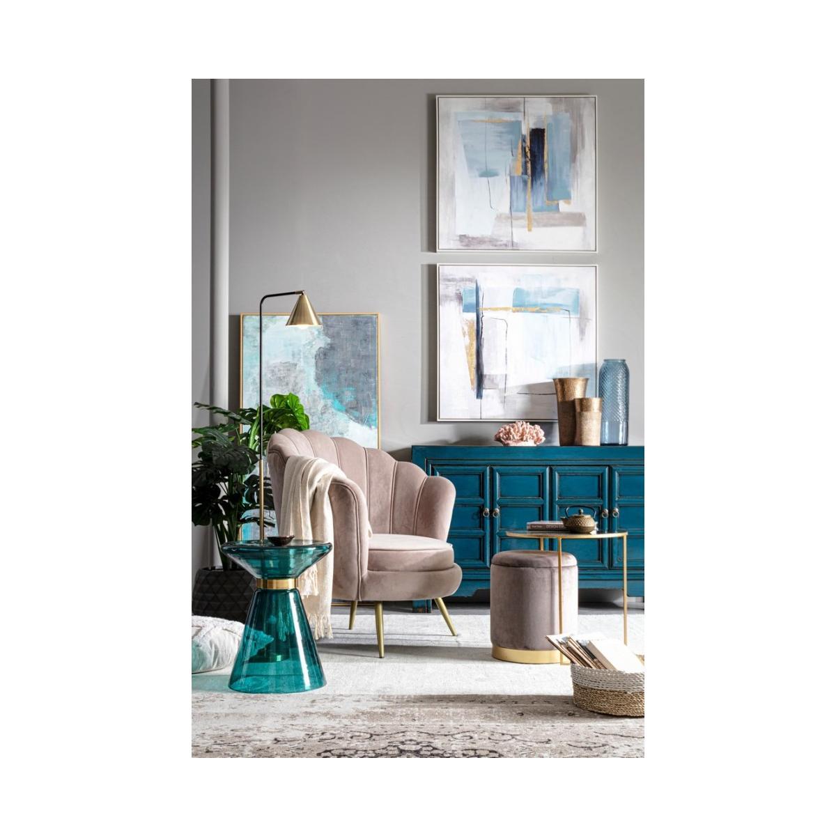 Quadro Dipinto Olio con Cornice Crown P2379-1 cm.82.5x82.5 | Bizzotto