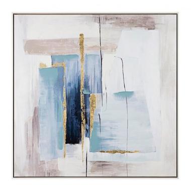 Quadro Dipinto Olio con Cornice Crown P2379-1 cm.82.5x82.5 | Bizzotto