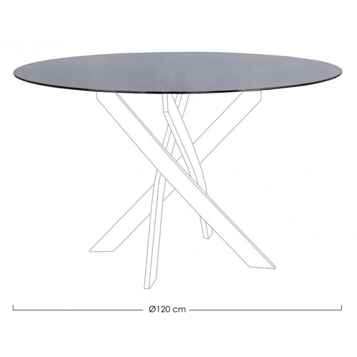 Piano Tavolo Tondo Tavolo George Fume' cm.Ã?120 | Bizzotto