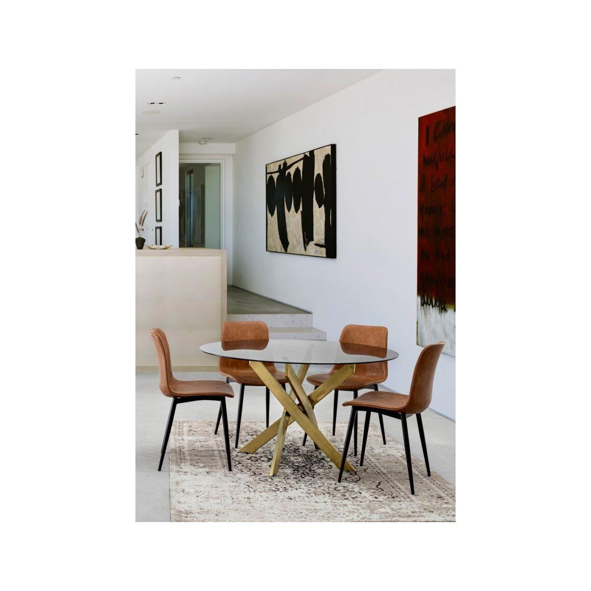 Piano Tavolo Tondo Tavolo George Fume' cm.Ã?120 | Bizzotto