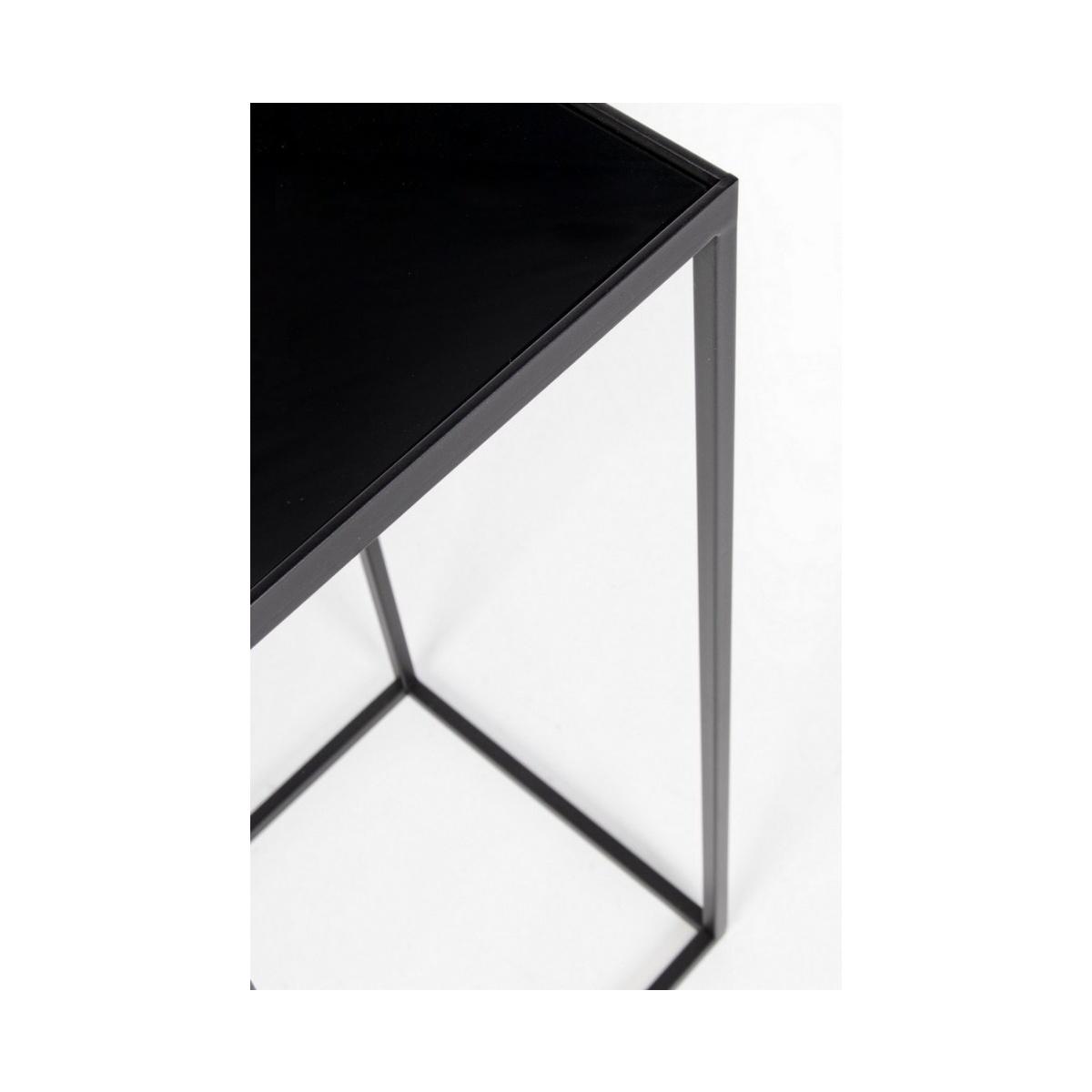 Tavolino Set pz.3 Nucleos Quadro Nero | Bizzotto