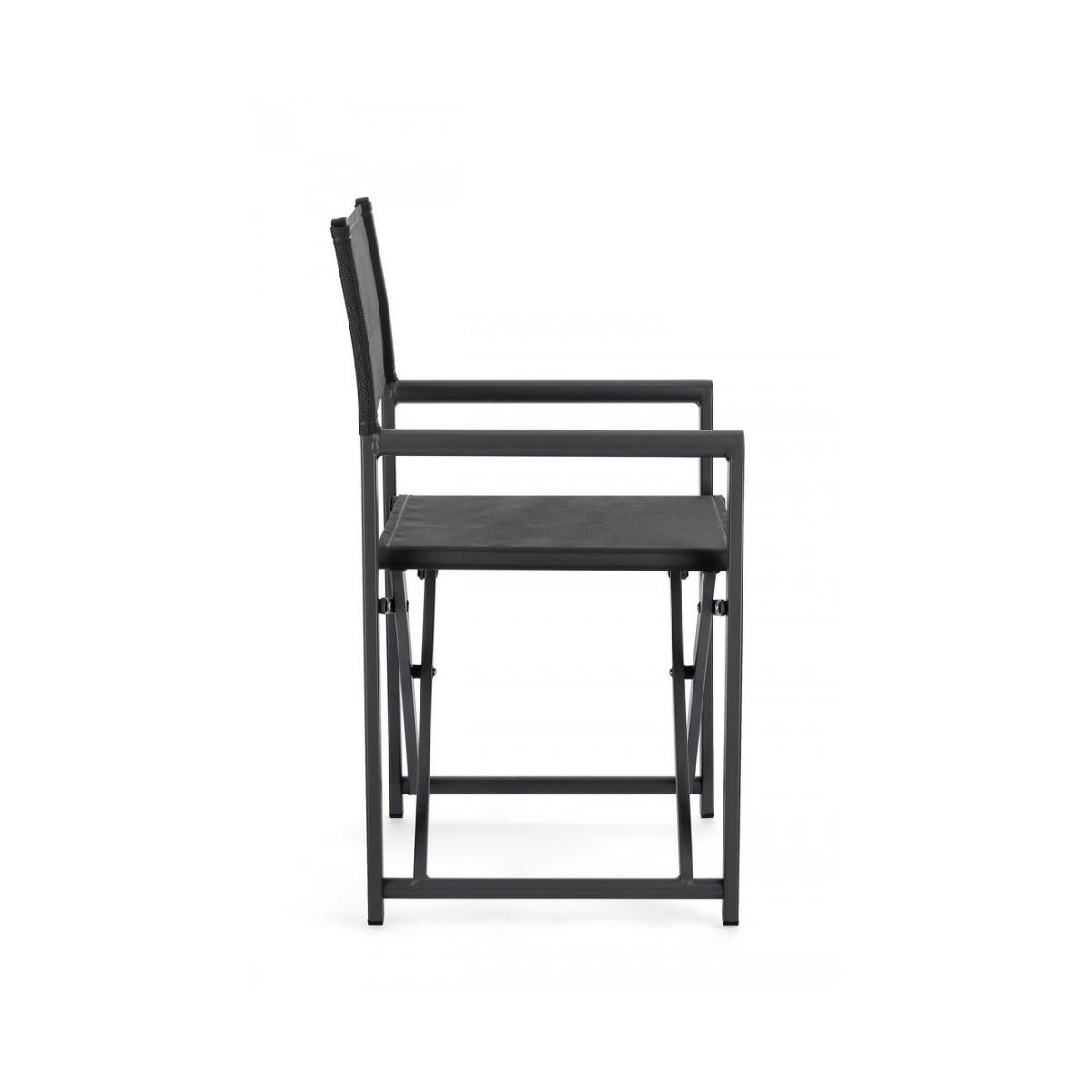 Sedia Regista Taylor Grigio Scuro/Antr | Bizzotto