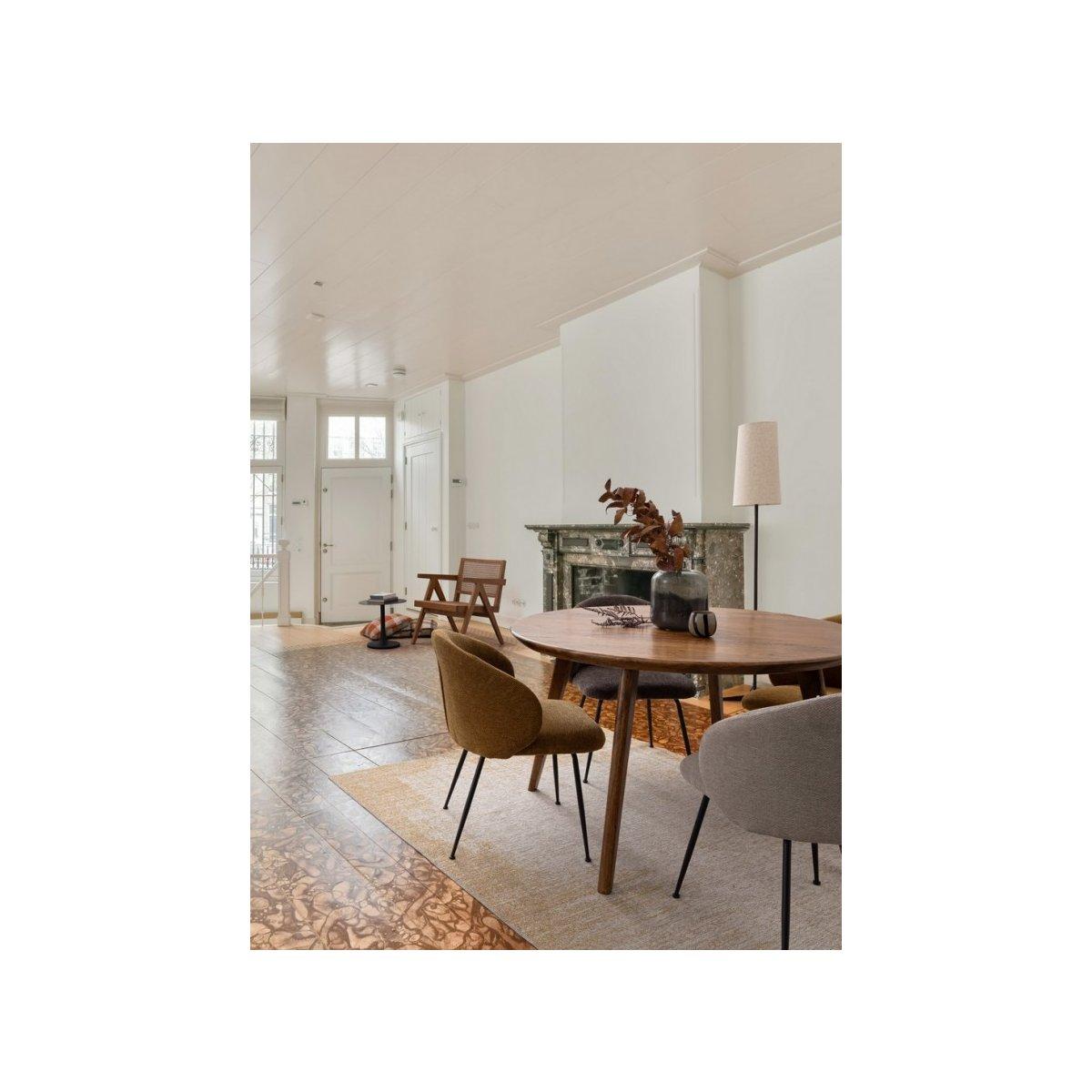 Tavolino Aberdeen Nero Tondo cm.Ã?45 | Bizzotto