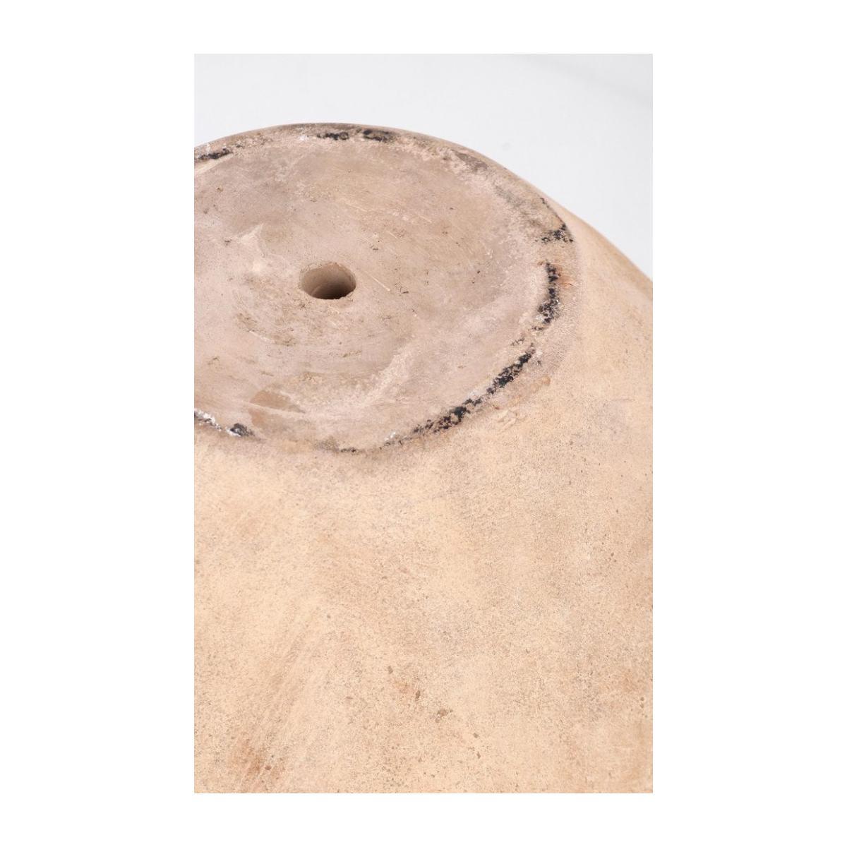 Portavaso Set pz.3 Minh Bomb Terracotta Brunita | Bizzotto