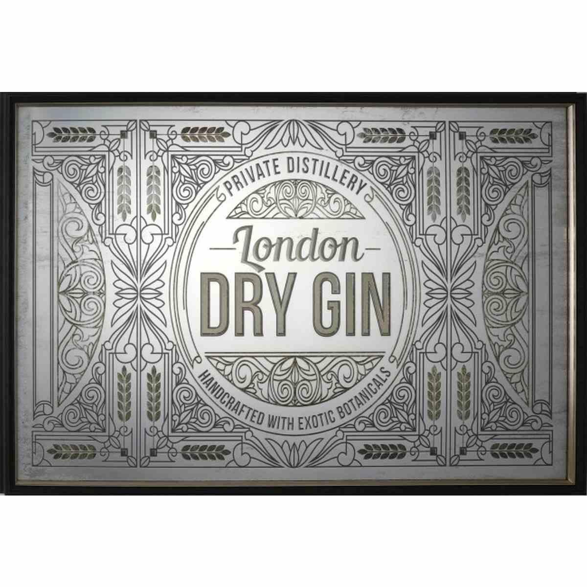 Specchio con Cornice Library Oro cm.100x70 | Bizzotto