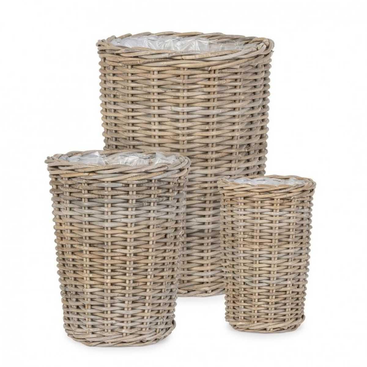 Cesto Set pz.3 Randy To Grigio | Bizzotto