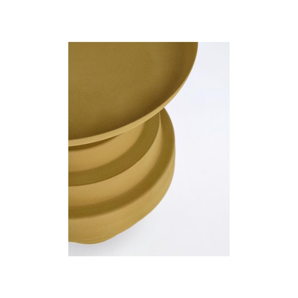 Tavolino Amba Senape Tondo cm.Ã?35.5 | Bizzotto