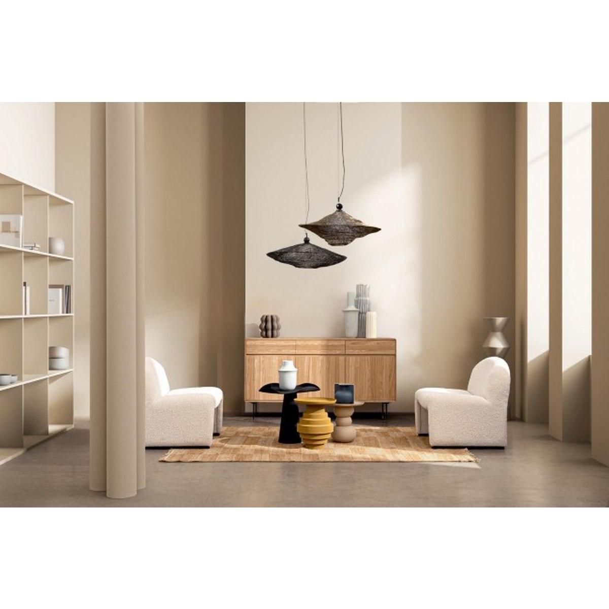 Tavolino Amba Senape Tondo cm.Ã?35.5 | Bizzotto