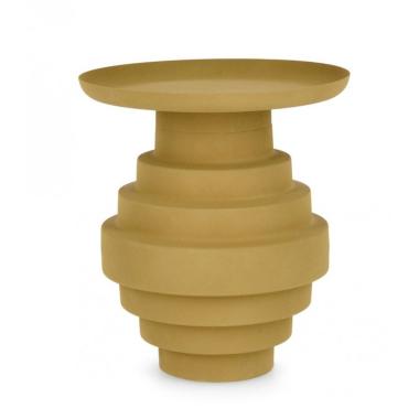 Tavolino Amba Senape Tondo cm.Ã?35.5 | Bizzotto