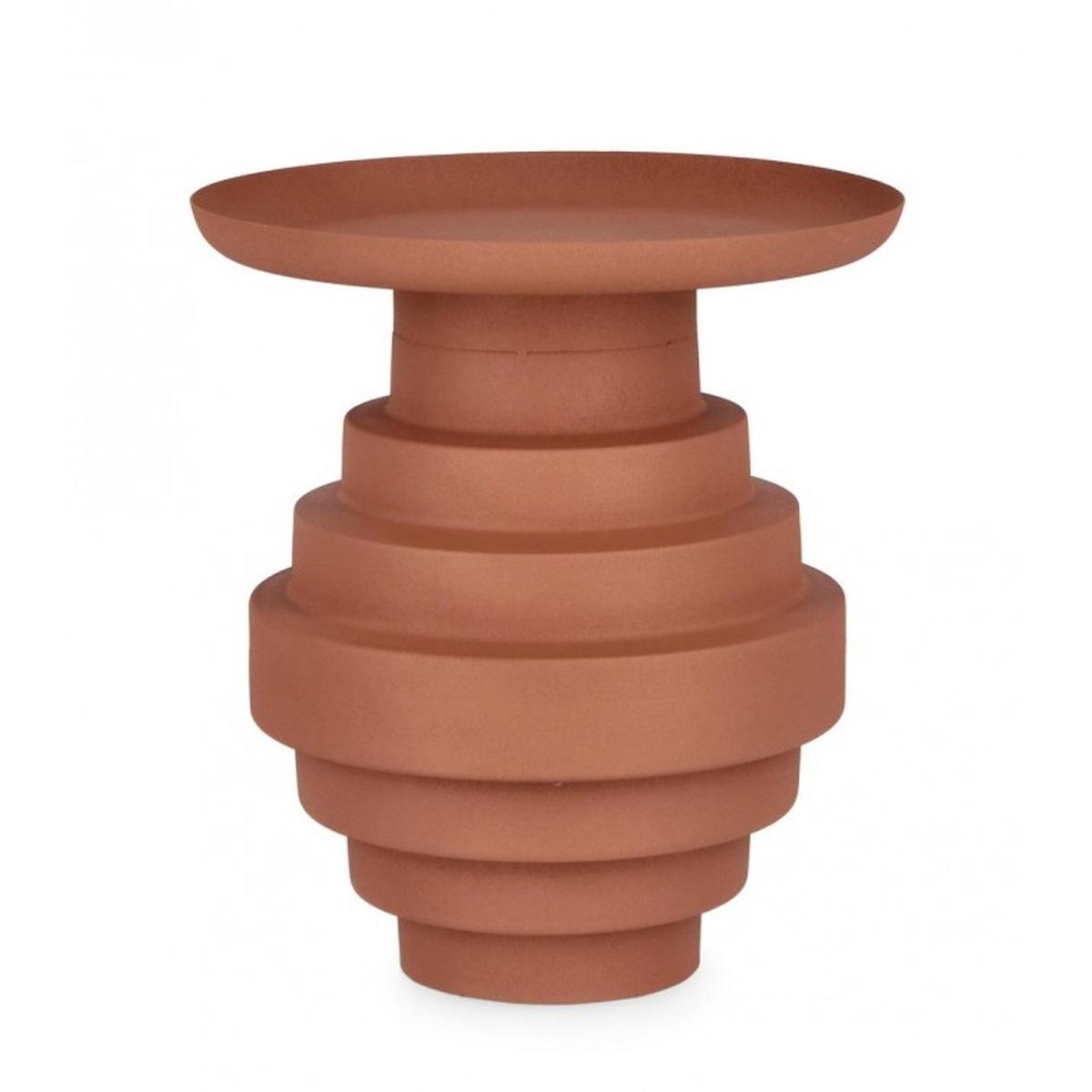 Tavolino Amba Terracotta Tondo cm.Ã?35.5 | Bizzotto