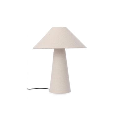 Lampada Tavolo Lamki Crema cm.H46 | Bizzotto