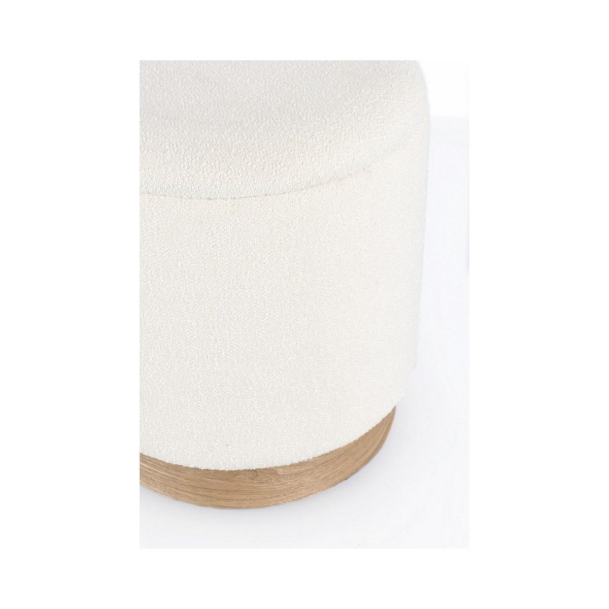 Pouf Set pz.2 Contenitore.Zoya Bianco | Bizzotto