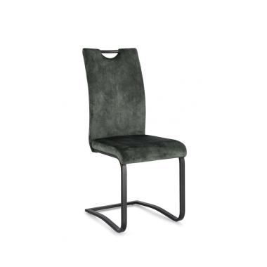 Sedia Kenneth Velluto Verde Scuro | Bizzotto