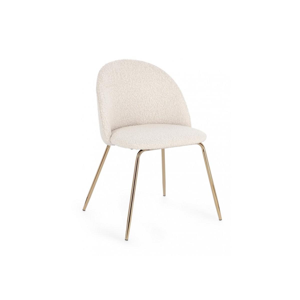 Sedia Tanya Oro/Avorio | Bizzotto