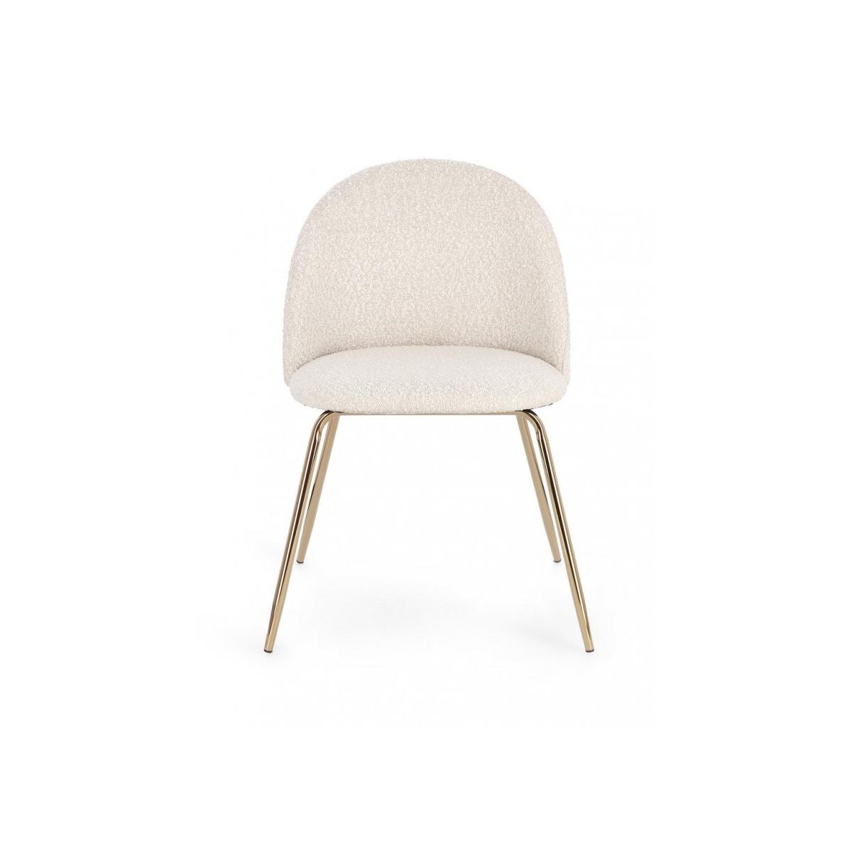 Sedia Tanya Oro/Avorio | Bizzotto
