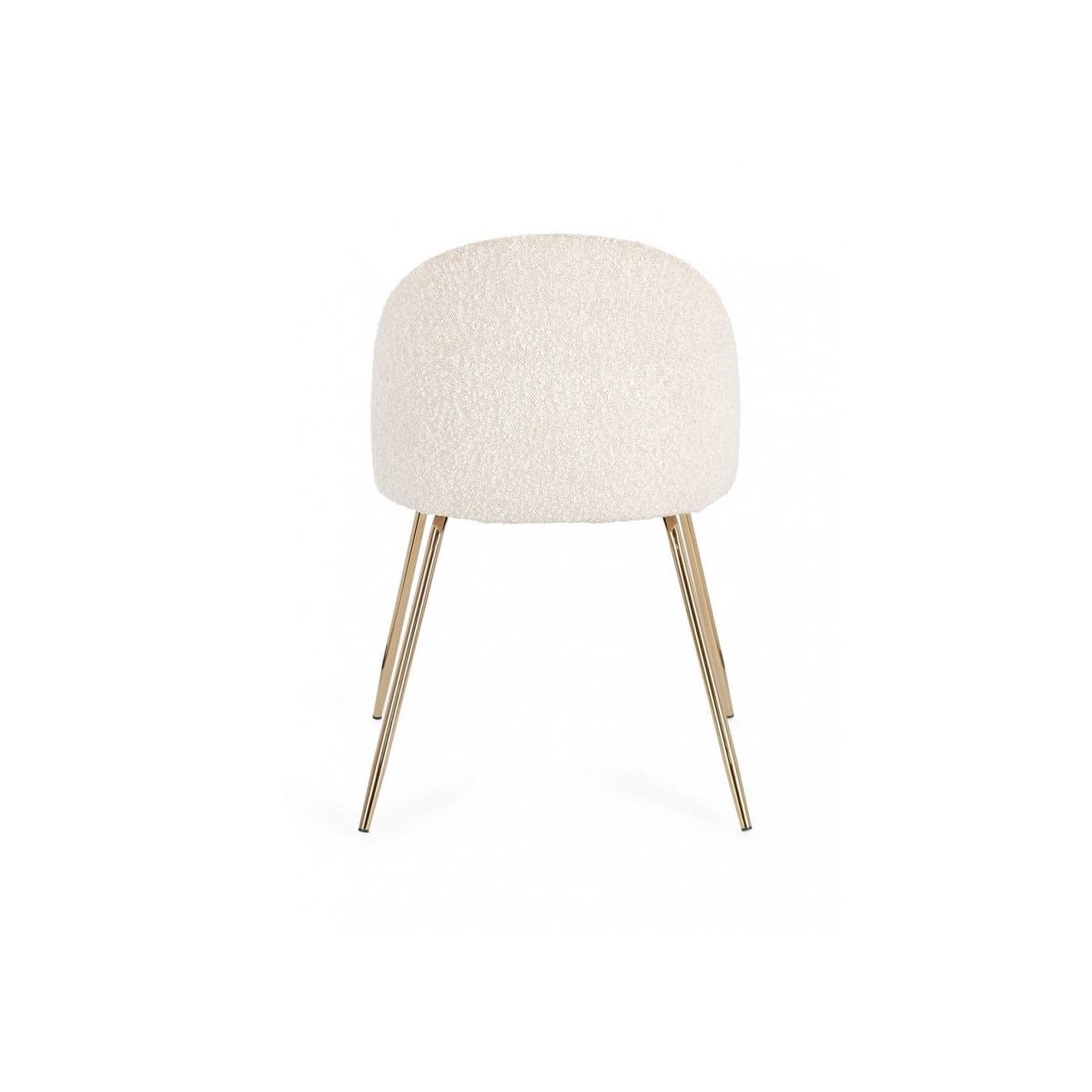 Sedia Tanya Oro/Avorio | Bizzotto