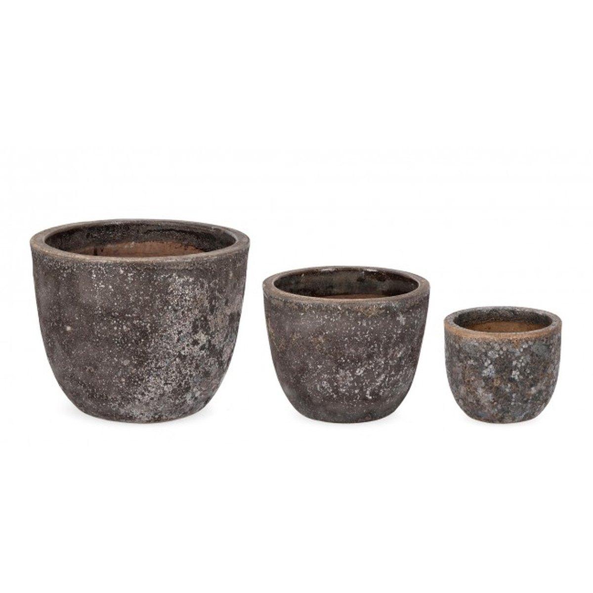 Portavaso Set pz.3 Duyen Svas Rusty | Bizzotto