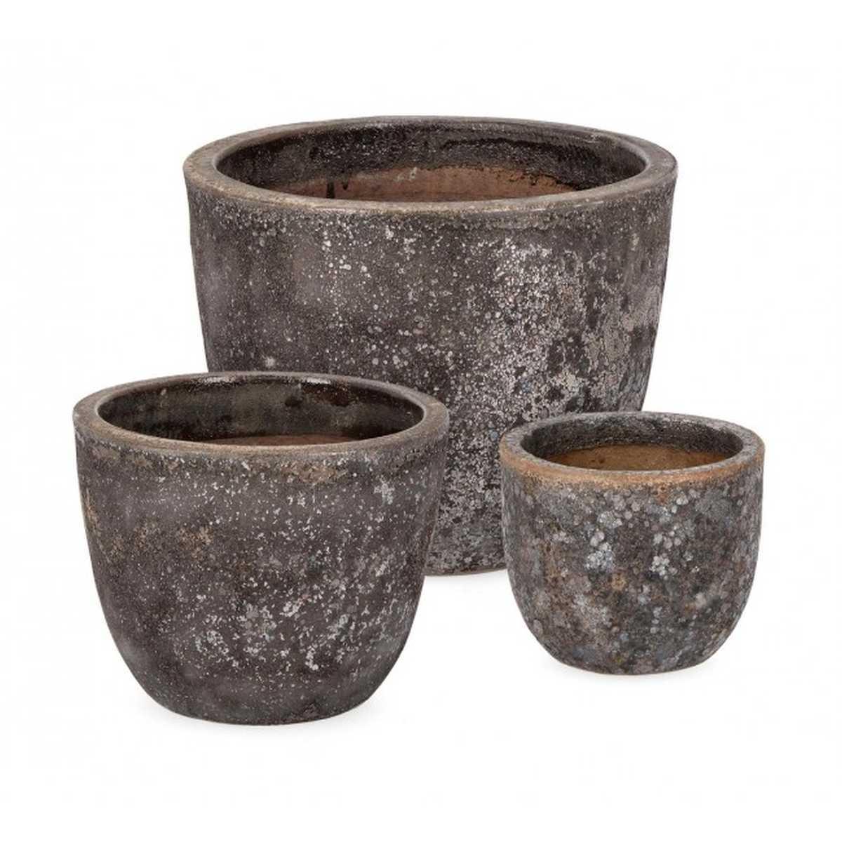 Portavaso Set pz.3 Duyen Svas Rusty | Bizzotto