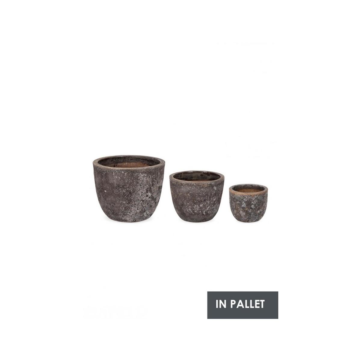 Portavaso Set pz.3 Duyen Svas Rusty | Bizzotto