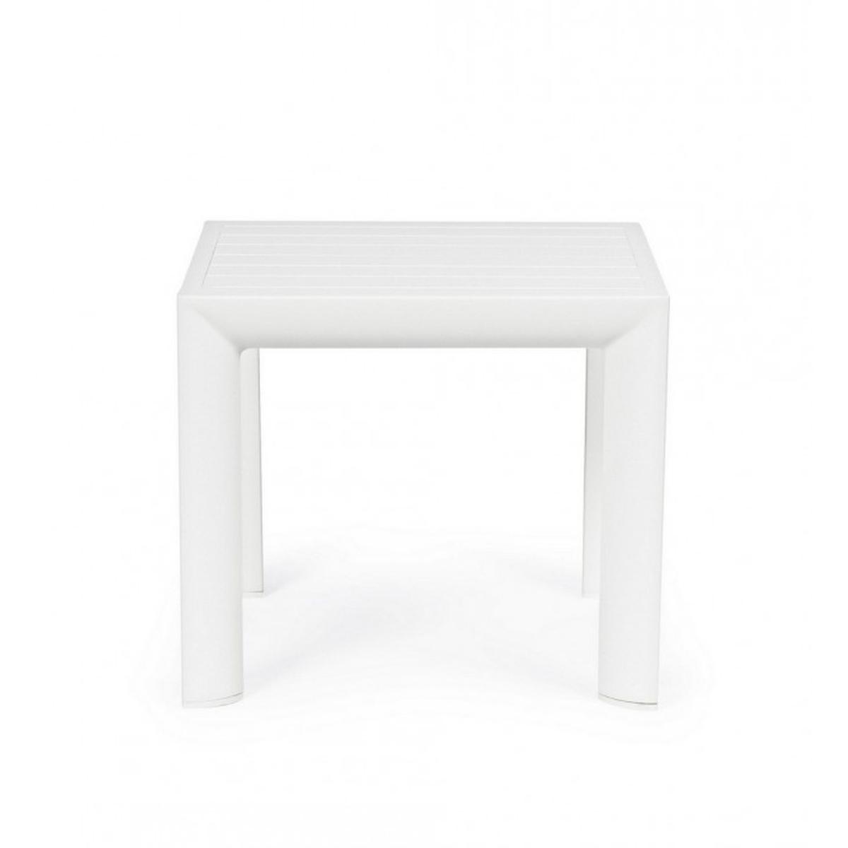 Tavolino Cruise cm.40x40 Bianco Gk50 | Bizzotto
