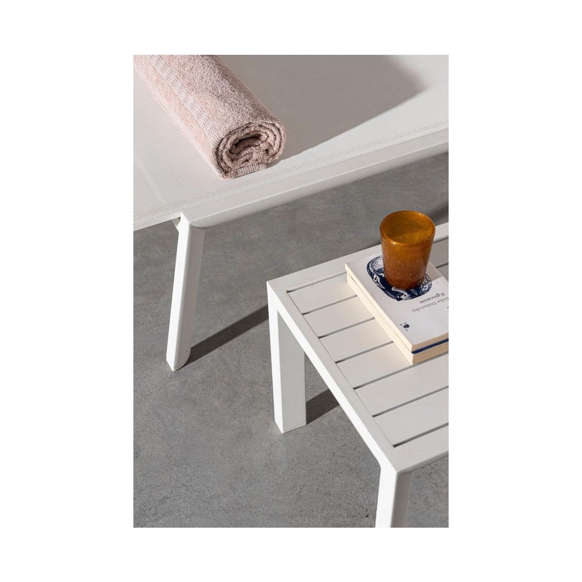 Tavolino Cruise cm.40x40 Bianco Gk50 | Bizzotto