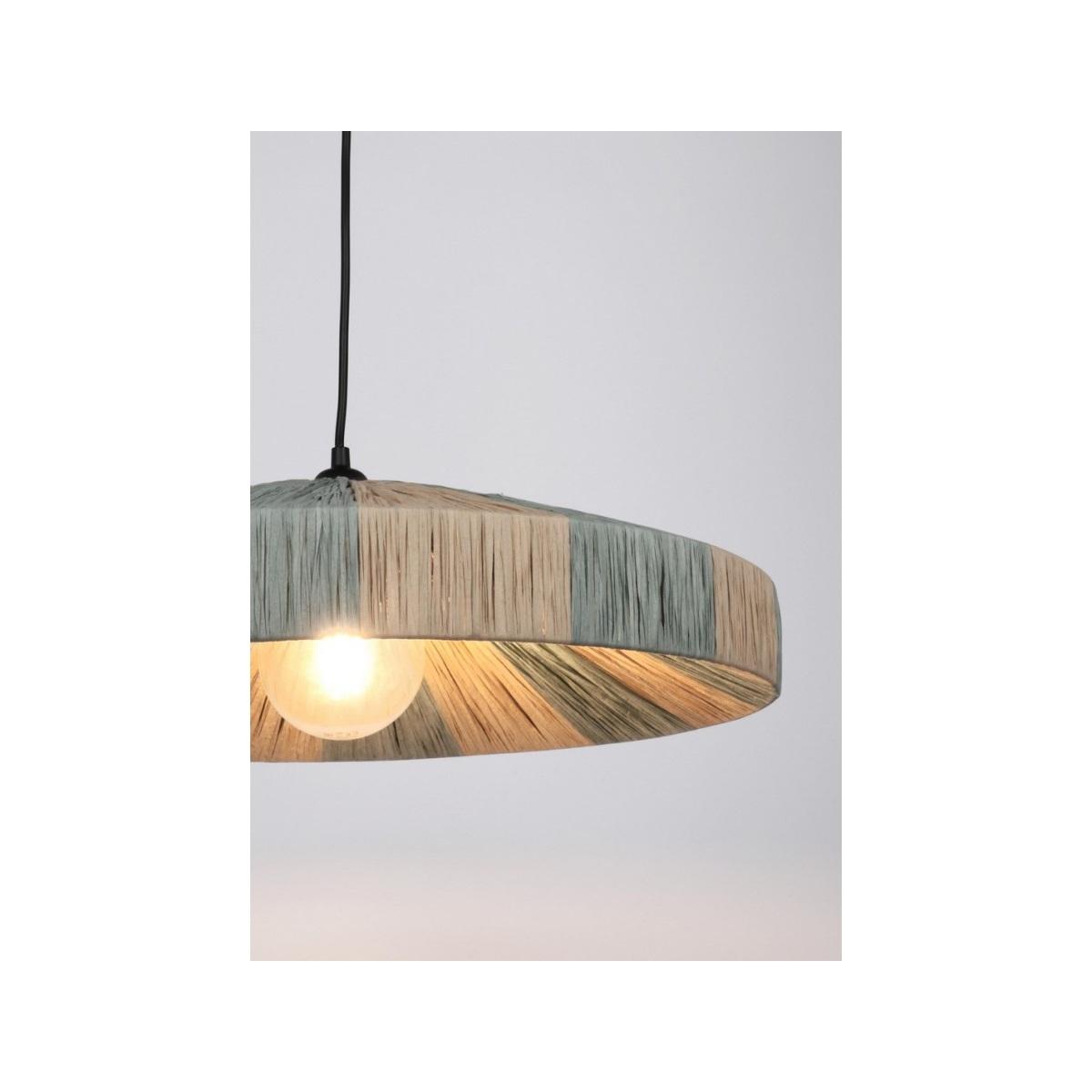 Lampadario Kanda Naturale Azzurro cm.Ã?50 | Bizzotto