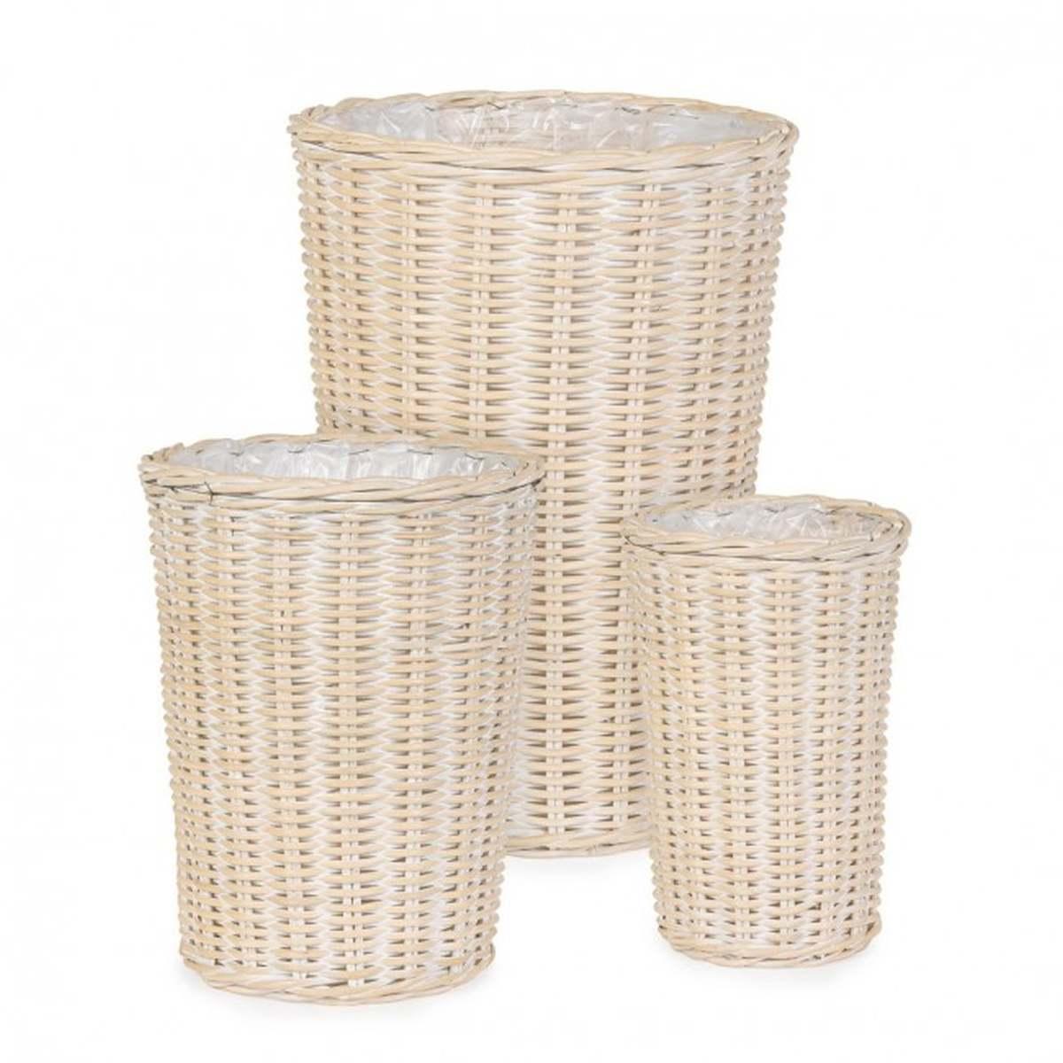 Cesto Set pz.3 Randy To Sbiancato | Bizzotto