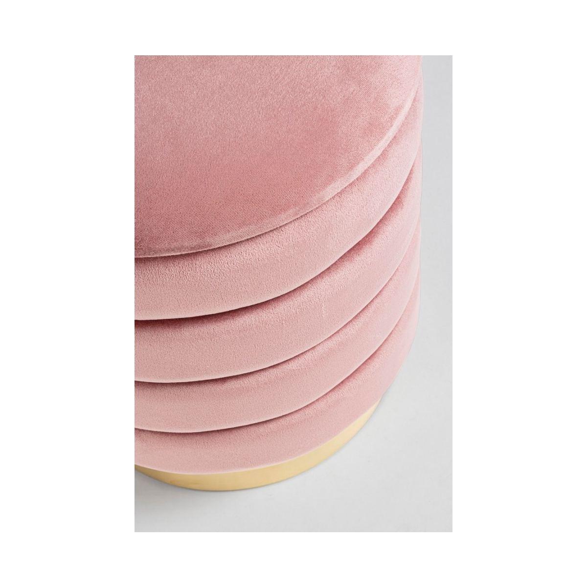 Pouf Set pz.2 Contenitore Darina Rosa Antico | Bizzotto