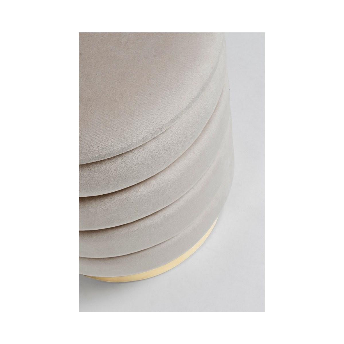 Pouf Set pz.2 Contenitore Darina Beige | Bizzotto