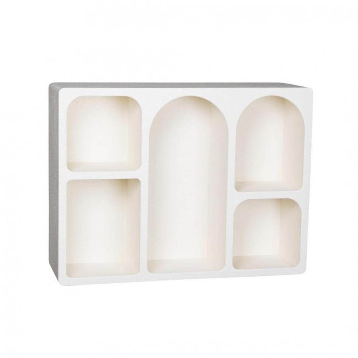 Mensola Creamy Rettangolare Bianco 80x60H | Bizzotto