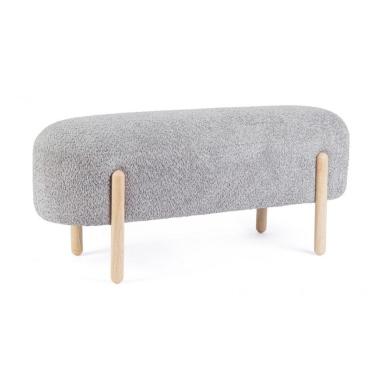 Panca Dayla Grigio Chiaro | Bizzotto