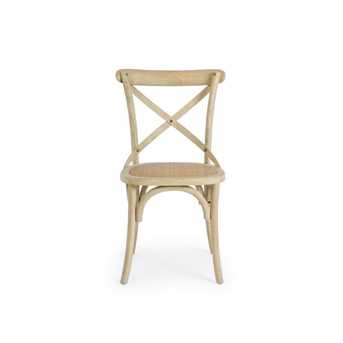Sedia Cross Naturale | Bizzotto