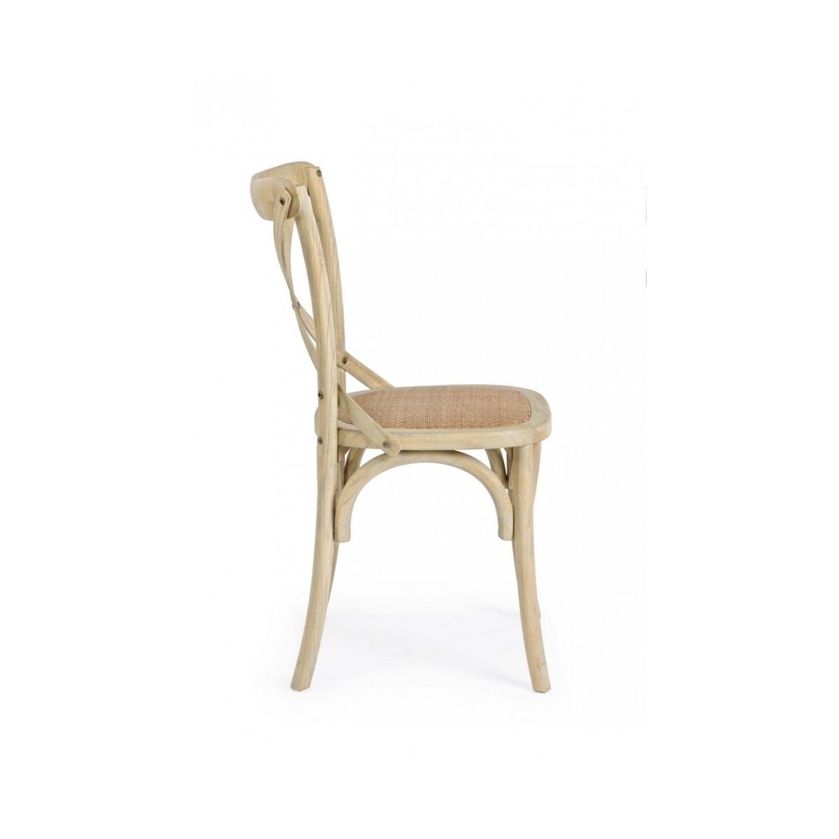 Sedia Cross Naturale | Bizzotto