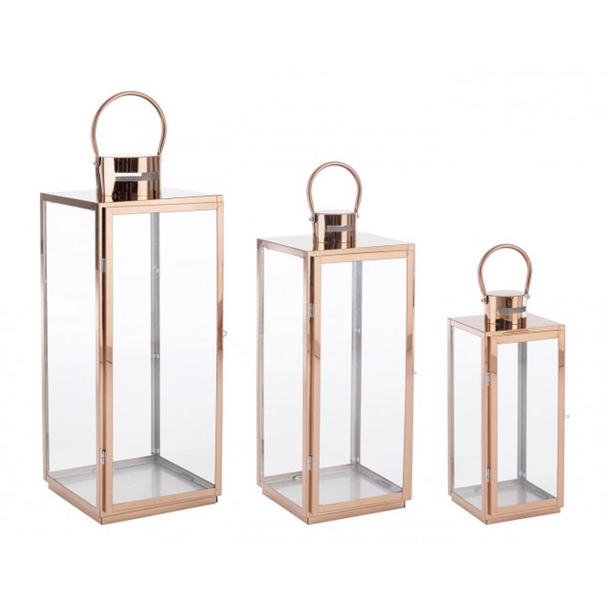 Lanterna Set pz.3 Alban Rame | Bizzotto
