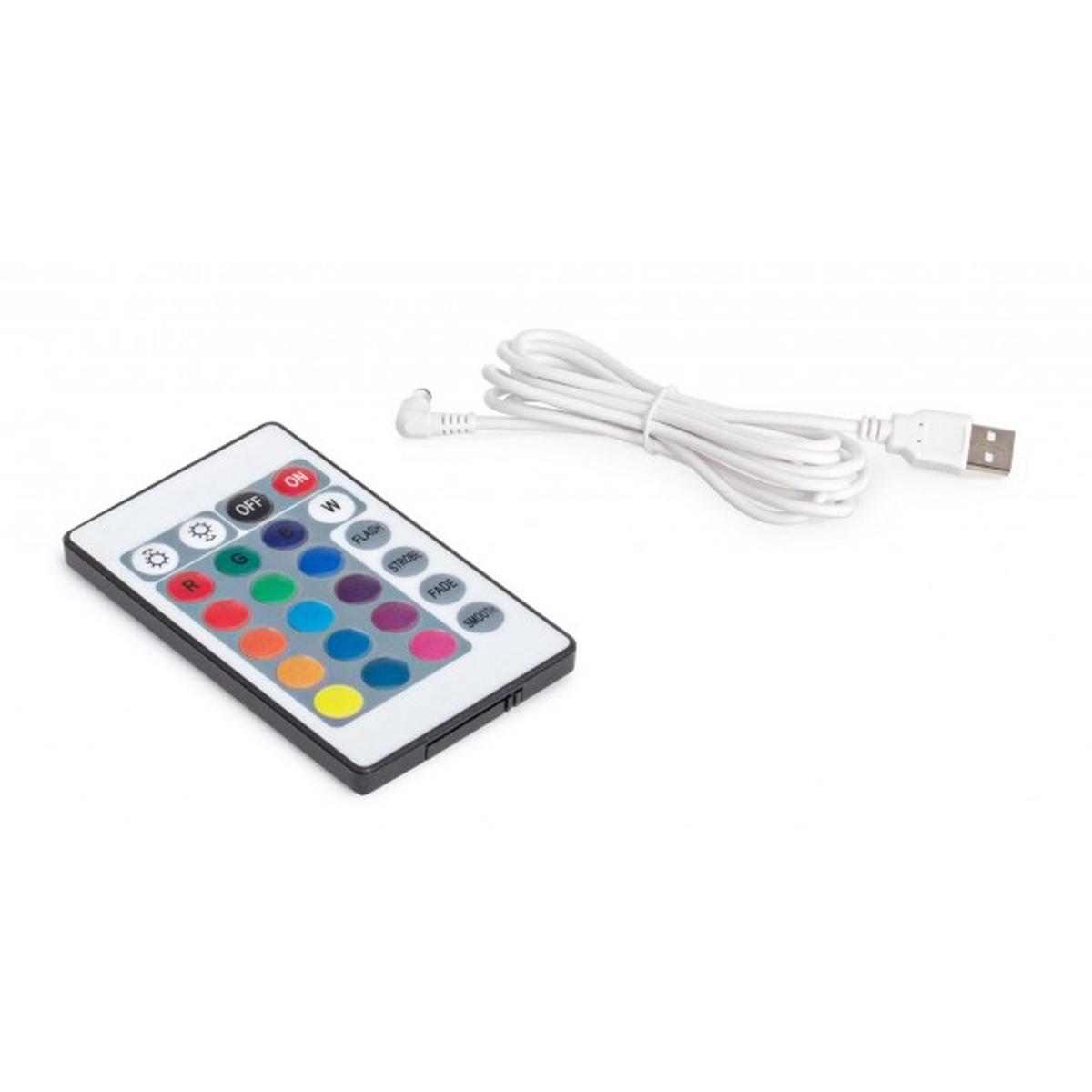 Lampada LED con Porta Ridley Bianca Yk11 cm.H35 | Bizzotto