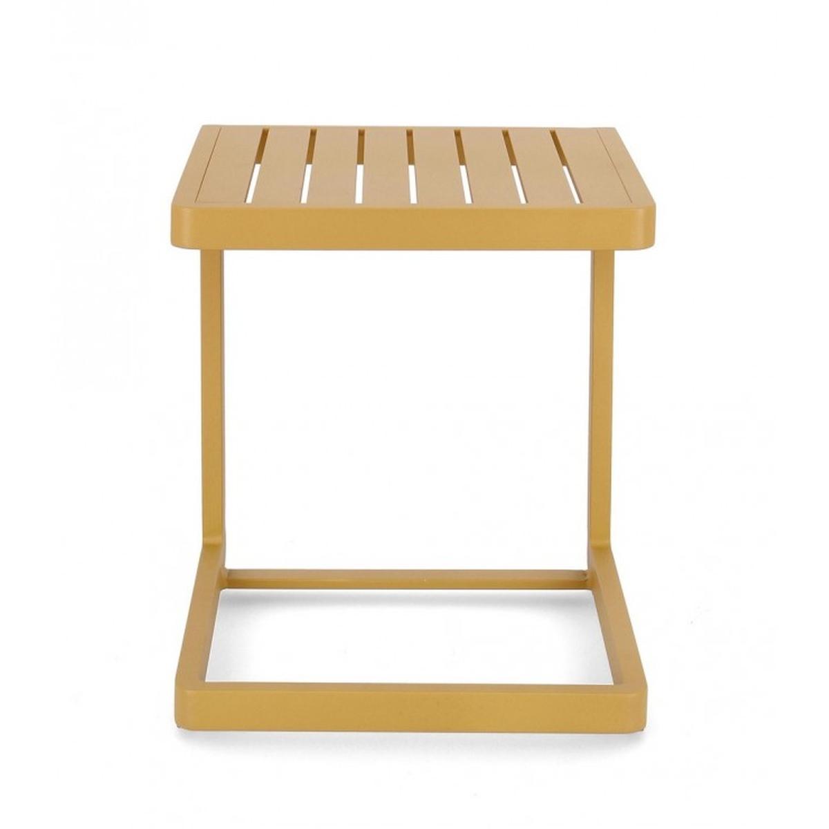 Tavolino Konnor cm.40x40 Senape | Bizzotto