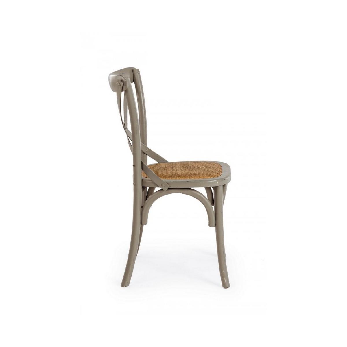 Sedia Cross Grigio Scuro | Bizzotto