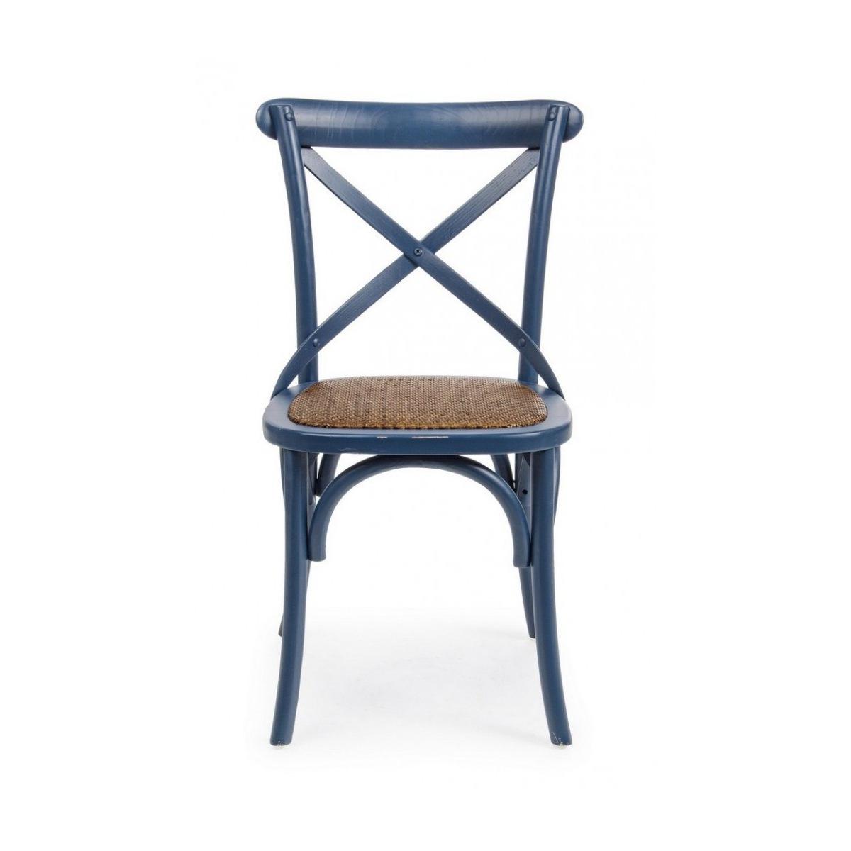 Sedia Cross Blu | Bizzotto