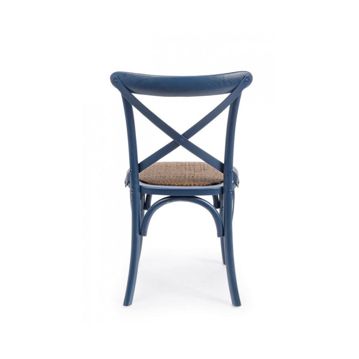 Sedia Cross Blu | Bizzotto