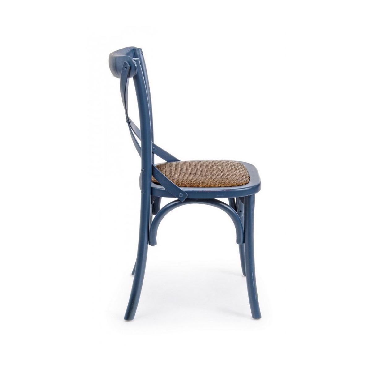 Sedia Cross Blu | Bizzotto