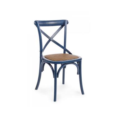 Sedia Cross Blu | Bizzotto