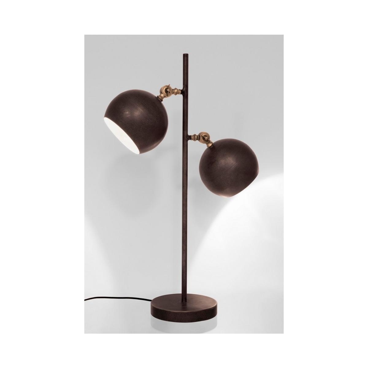 Lampada Tavolo Blaze 2Luci cm.H78 | Bizzotto