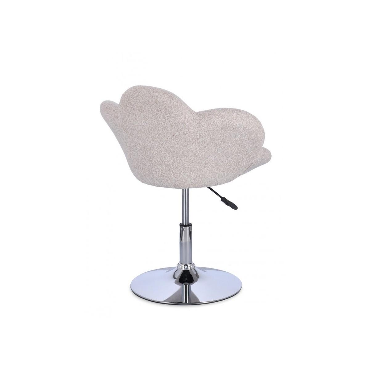 Poltroncina Fleur Cromo-Beige | Bizzotto