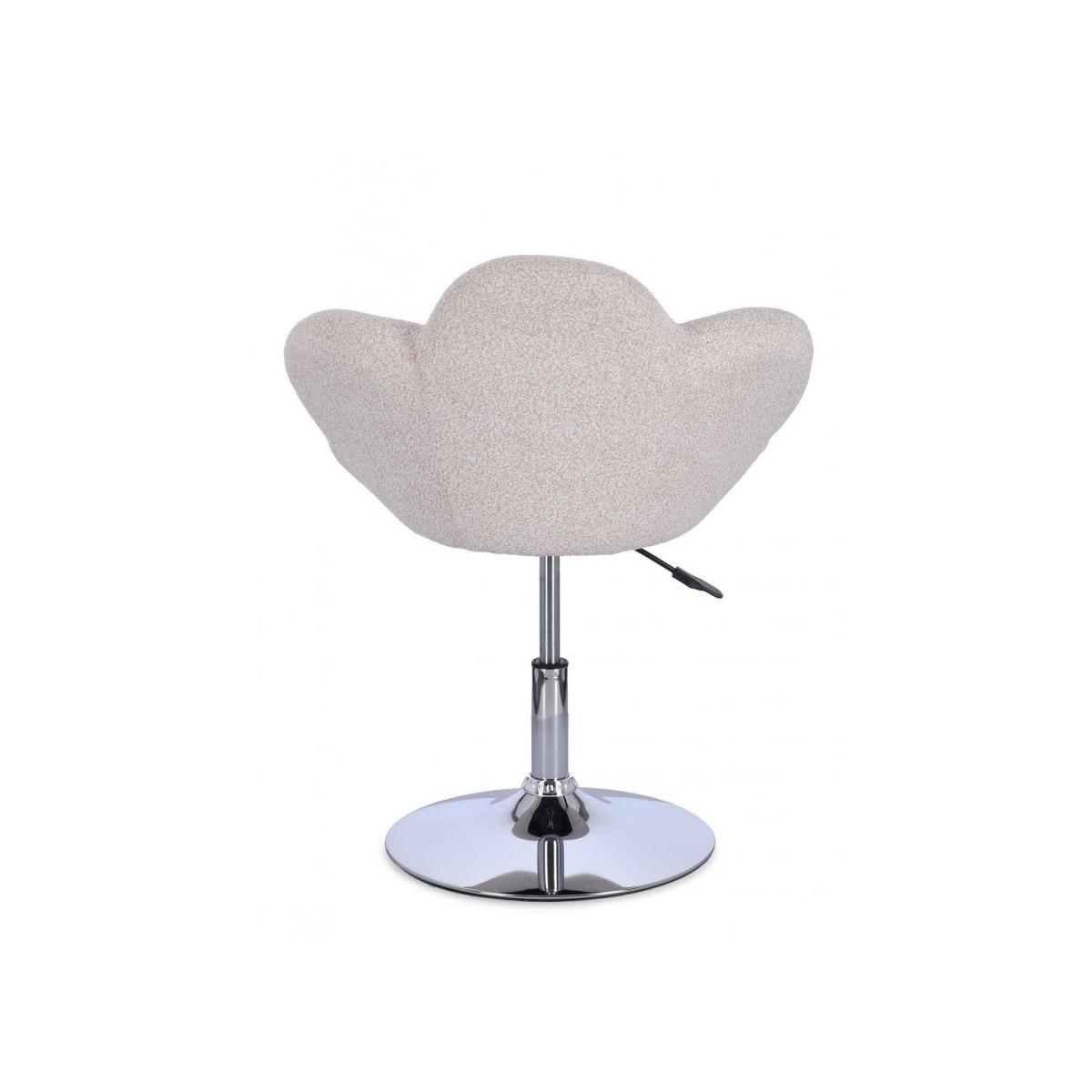Poltroncina Fleur Cromo-Beige | Bizzotto