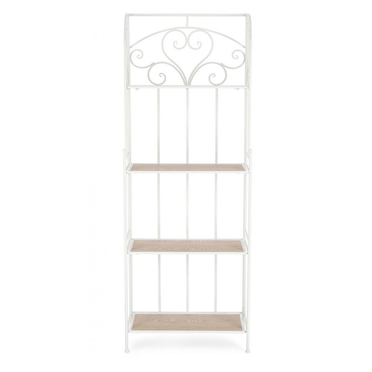 Scaffale Guenda 4 Piani Bianco cm.H167 | Bizzotto