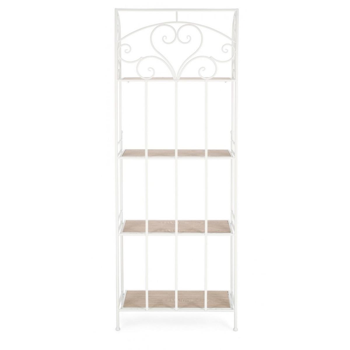 Scaffale Guenda 4 Piani Bianco cm.H167 | Bizzotto