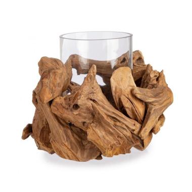 Portacandela 1P Izara Nat cm.H22 | Bizzotto