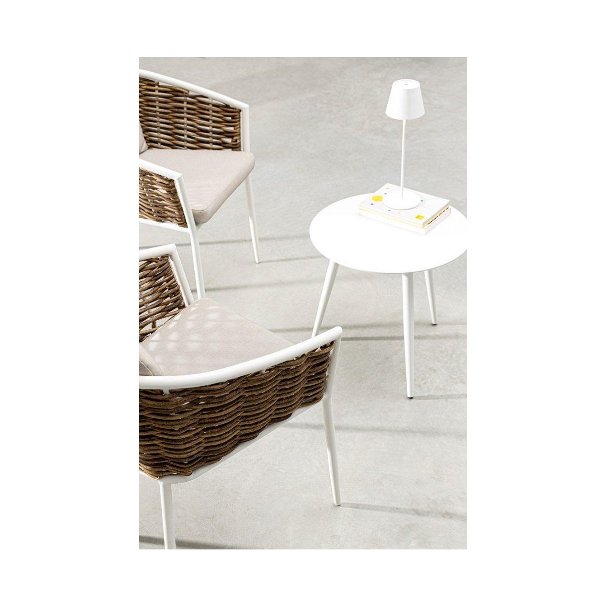 Tavolino Ridley cm.Ã?50 Bianco Yk11 | Bizzotto